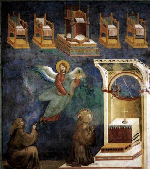 GIOTTO di Bondone Vision of the Thrones oil painting image